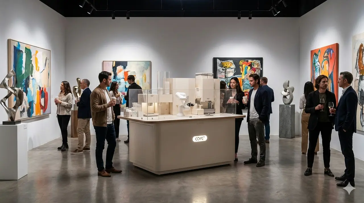 Compact deployment format for tourist corridors and public corners