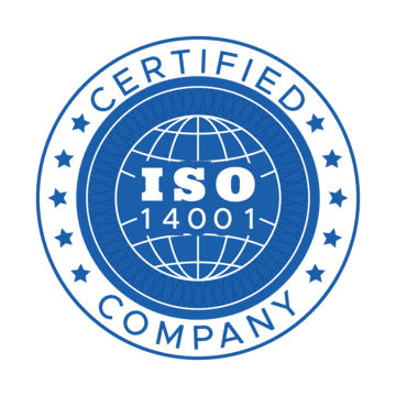 ISO 14001 official certification mark